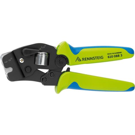 Rennsteig 610 088 3 - Crimpadora autoajustable Rennsteig para punteras huecas de 0,08 a 10/16 mm2 (crimpado frontal en cuadradillo) (1/4)