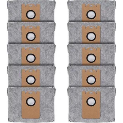 Le lot de 10 sacs à poussière est compatible avec la station de vidage automatique eufy RoboVac L35 Hybrid/L35 Hybrid + LR30 Hybrid/LR30 LR20. (1/5)