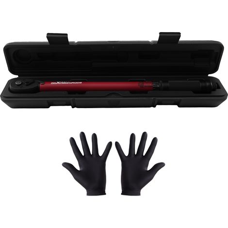 3/8" Click Torque Wrench 5-60Nm 72T Drive Ratcheting Automotive Tool Bike (1/5)
