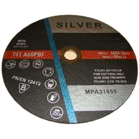 Disco de corte para metal 230 x 1.9 x 22.2 mm, alta precisión y rendimiento, ideal para cortes rápidos en metales, alta durabilidad y resistencia, acabado profesional.