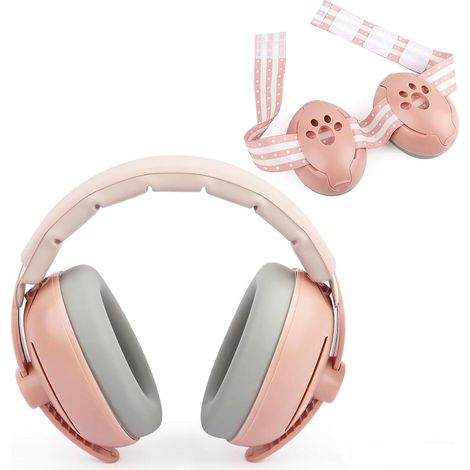 Baby Noise Cancelling Headphones for Noise Protection (0-4 years) – 2 in 1 Baby Earmuffs Baby Noise (1/5)