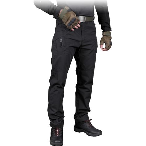 Pantaloni protettivi tattici NERI Pantaloni protettivi da combattimento 8 tasche, taglia 3XL (1/3)