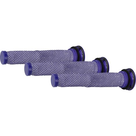 vhbw 3x Vormotorfilter kompatibel mit Dyson DC58, DC72, DC74, DC62, DC61, Clean, DC59 Staubsauger - Motorschutzfilter, Abwaschbar