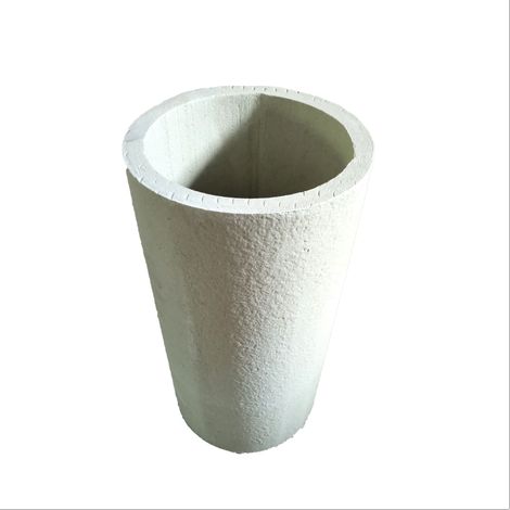 Manchette isolante en fibre minérale 180 mm – Longueur 500 mm – Température d'application 1000°C – Pour conduits de fumée (1/2)