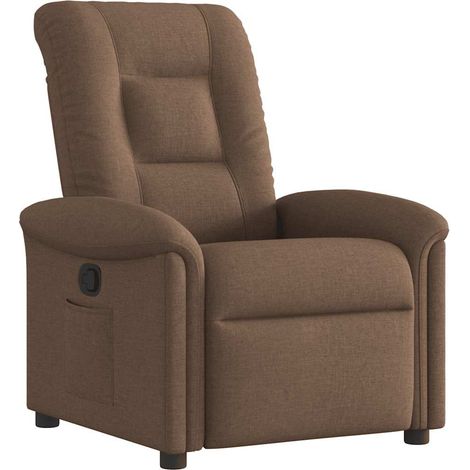 Maison Exclusive - Relaxsessel Braun Stoff