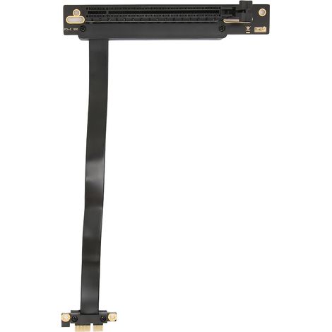 20 cm PCI-E-Verlängerungskabel, 1x auf 16x, hohe Geschwindigkeit, doppelter Schutz, PCI-Express-Adapter