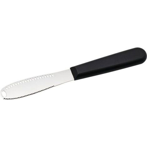 Couteau à beurre perforé, couteau à confiture, spatule en acier inoxydable, spatule à fromage dentelée, usine (1/4)