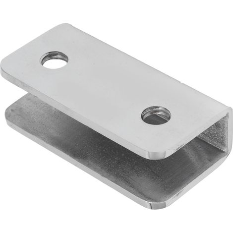 Pince de fixation rectangulaire pour verre, en acier inoxydable 304, pour verre de 8 à 12 mm d'épaisseur. (1/5)