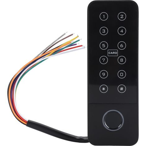 Serrure à clavier tactile intelligent DC12V, serrure de porte sans clé à empreinte digitale pour appartements, bureaux, usines, hôtels, maisons, écoles (1/5)