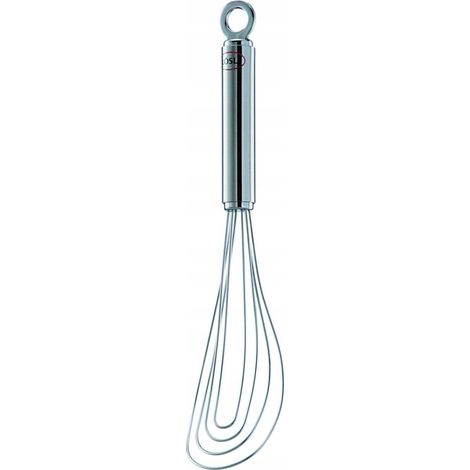 Roesle Frusta Piatta in acciaio inox 22 cm