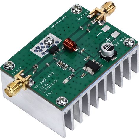 Carte d'amplificateur de puissance RF haute fréquence 433 MHz 8 W, module numérique, composant électronique (1/5)