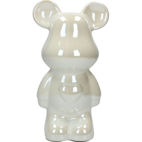Tognana Orso Salvadanaio Home Decor Bear H 27 Cm Ceramica Bianco