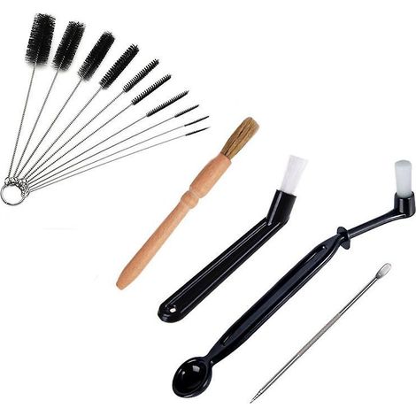 brosse De Nettoyage De Moulin Caf 14 Pices Brosse De Moulin Caf Brosse De Broyeur De Haricots Caf Brosse Pinceau Nettoyage Pour Moulins Caf, Ma (1/4)