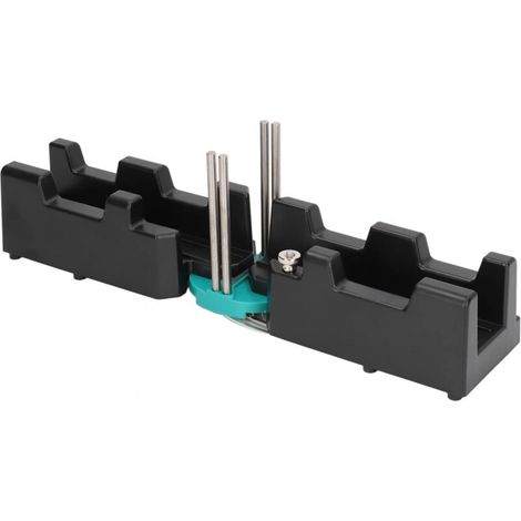 Goniometri, utensile da taglio angolare 2 in 1, strumento di misura ad alta precisione resistente all'usura, ABS, nero