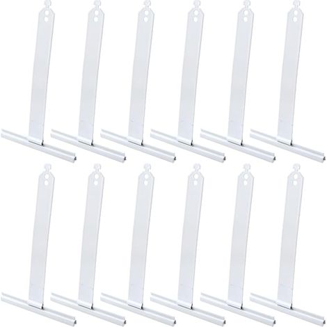12pcs Ressort de Suspension de Volet,Attache Tablier Volet Roulant, Attache Volet Roulant Electrique,Ressort de Sécurité, Agrafe Volet Roulant de Volet Roulant Springs pour Stores Fixes (1/5)