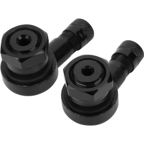 2 Pièces Adaptateurs de Valve Courbés pour Scooter et Moto - Convertisseur de Valve à 90° (1/5)