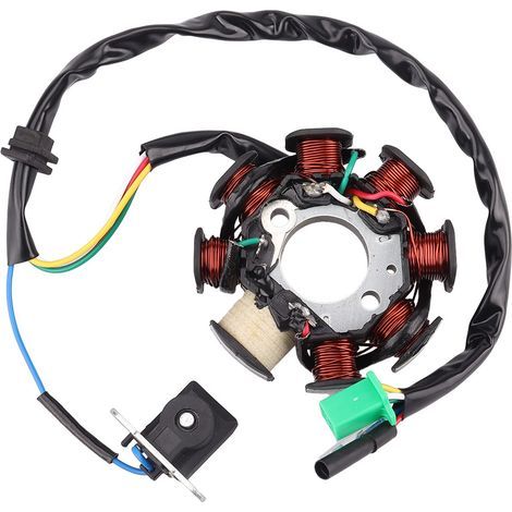 GY6 125/150 Zündspule für Offroad-Motorräder/Quads, achtpolige Magneto-Stator-Spule. (1/5)