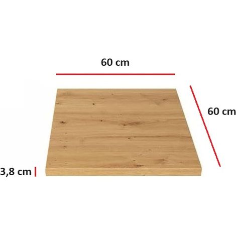 Küchen Arbeitsplatte 60 cm 38 mm Küchenzeile Küchenblock Eiche Artisan Eko Stilo (1/3)