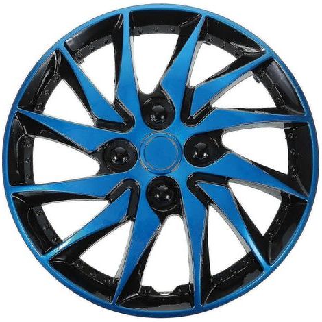 14-Zoll-Radkappen in Blau und Schwarz, kompatibel mit Autofelgen, Auto-Tuning-Zubehör (1/2)
