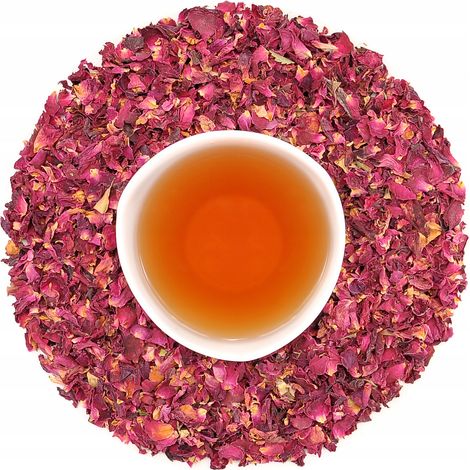 Essbare Blüten, getrocknete Rosenblätter, 200 Stück (1/5)