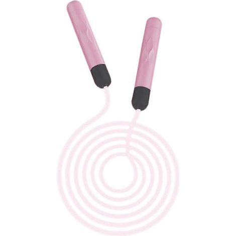 Corde à sauter lumineuse LED de 2,8 m, réglable et brillante, pour exercices de fitness et entraînement, rose (1/5)
