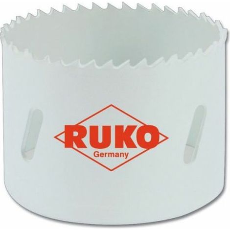 Sega a tazza Ruko Bi metallo Argento 64 mm