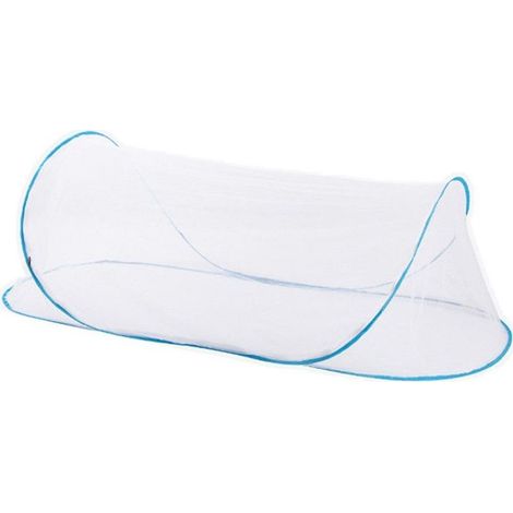Moustiquaire pop-up pliable – 200×80×56 cm – tente anti-moustiques portable – sac de rangement inclus – usage lit et extérieur (1/5)