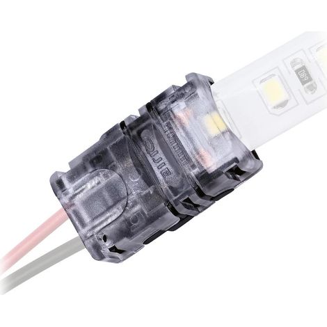 Streifenanschlusskabel 2 Pin für einfarbige LED-Streifen 10mm IP65 (1/2)