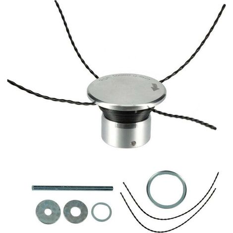 Tête de débroussailleuse universelle aluminium 4 fils nylon torsadés 3mm (1/5)