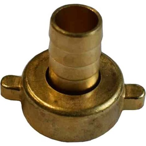 Raccord laiton, fileté femelle 1 pouce, pour tuyau 25 mm