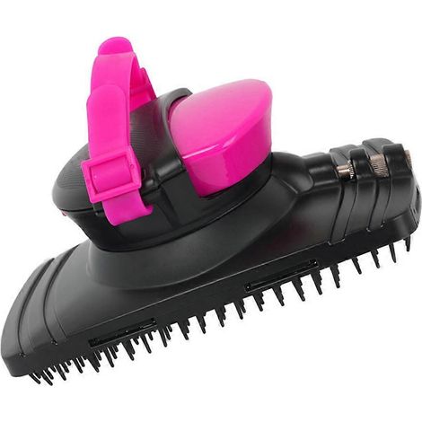 Brosse de nettoyage pour chevaux, en plastique, un outil de massage pratique. (1/5)