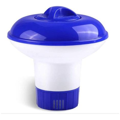 Diffuseur de Chlore, Distributeur Flottant Doseur de Chlore Chimiques Réglable, Chlore Piscine Doseur pour Piscine, Parc Aquatique, Spa-Chrom (1/5)