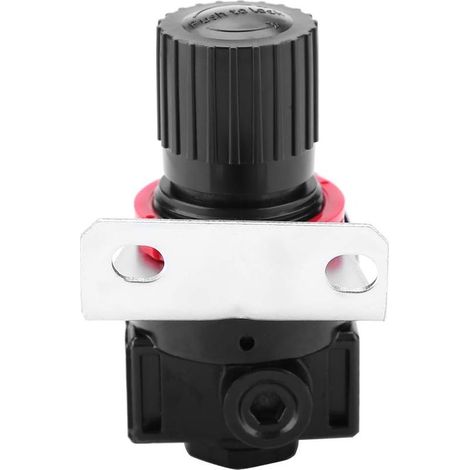 Vanne de régulation de pression d'air avec manomètre pour compresseurs d'air AR2000 G1/4" (1/3)