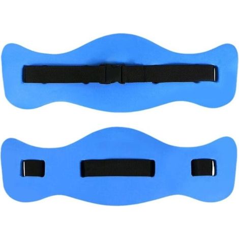 Ceinture flottante de natation - Ceinture d'exercice d'aquagym - Aide à la flottaison en mousse Aqua Fitness - Bleu (1/4)