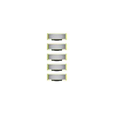 Lames de rechange pour tondeuse OneBlade – Compatible avec modèles QP2523, QP2530, QP6523, QP220 – Lot de 5 lames d’entretien pour salle de bain – Haute précision, rasage et façonnage précis (1/5)