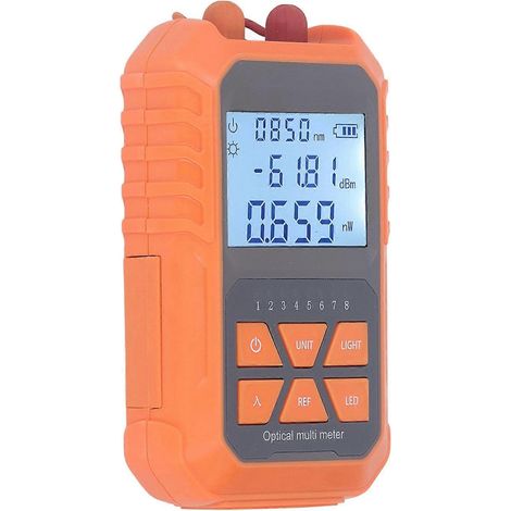 5-km-Sichtfehlerortungsgerät, optisches Leistungsmessgerät, Hand-VFL-Glasfaserkabeltester –70–6 dBm