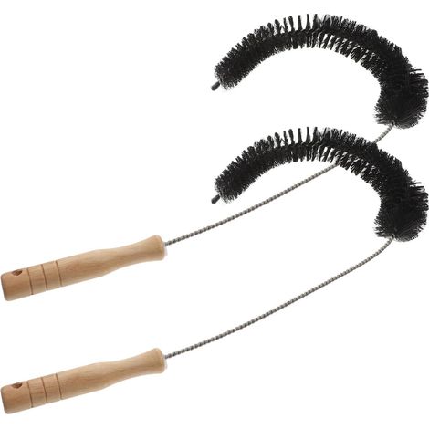 Brosse de Drainage Flexible Lot de 2 en Acier pour Tuyaux de Sèche-Linge et Réfrigérateur, Accessoire de Nettoyage pour Résidus Tenaces (1/5)