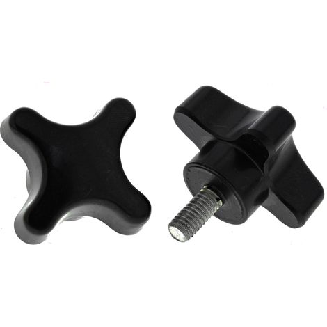 Bouton de serrage RS PRO M6 x 13mm ( Prix pour Paquet de 10 )