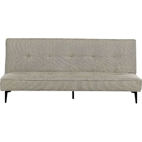 Divano letto moderno trasformabile senza braccioli con schienale abbottonato Verde chiaro Essvik