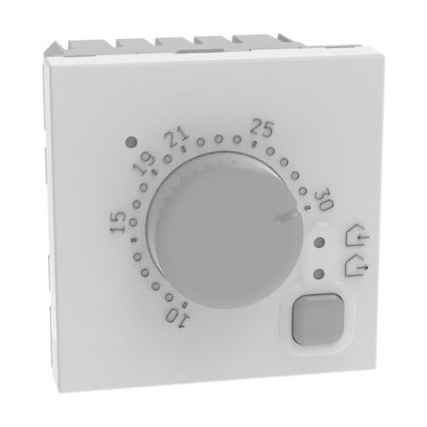 Termostato ambiente 230Vac 2A 2 moduli MatixGo Bianco BTicino JW4441