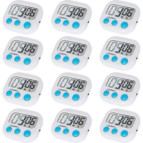 Digitaler Küchentimer mit lautem Alarm, Countdown-Funktion, Kochfunktion, Kinderbacken (1/2)