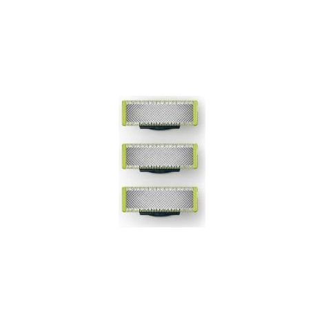 Lames de rechange compatibles avec rasoir-trimmer Philips OneBlade – Lot de 4 lames précises, durables et hypoallergéniques pour une épilation et une finition nettes (1/5)