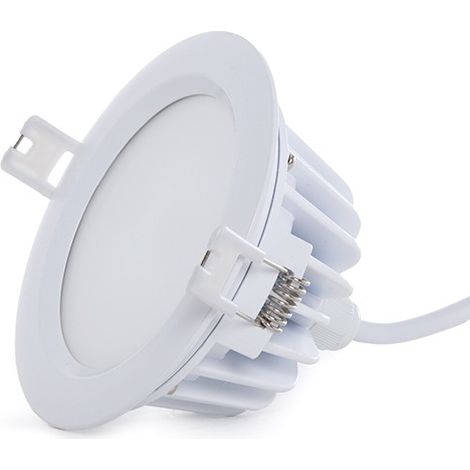 Faretto LED da incasso 15W 1264Lm 3000ºK IP65 Bagni/Cucine 50.000H [SL-DLFS03-15W-WW] (1/5)