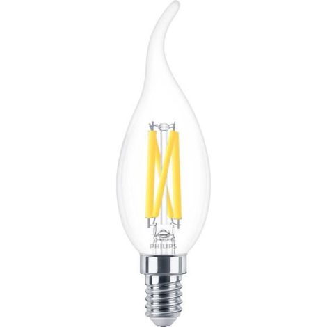 Bombilla led master ba35 philips e14 3,4w 2200-2700k regulable - mlven40927e14