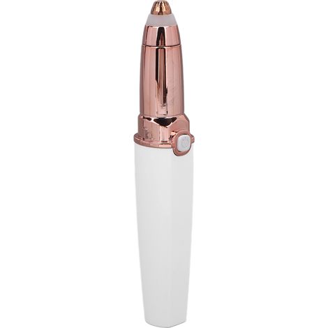Épilation sourcils électrique rechargeable sans douleur, rasoir visage lèvres amovible, outil de soin portable pour femme, tondeuse beauté précise (1/5)