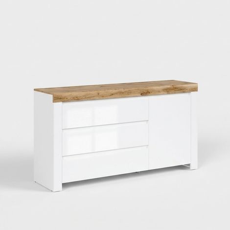 Kommode mit Tür und 3 Schubladen für das Wohnzimmer Holten (1/5)