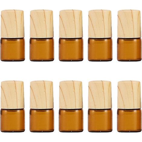 Lot de 10 flacons à bille pour huiles essentielles