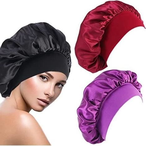 Satin-Nachthemd – 3-teiliges Set – Dehnbar – Leicht – Atmungsaktiv (1/4)