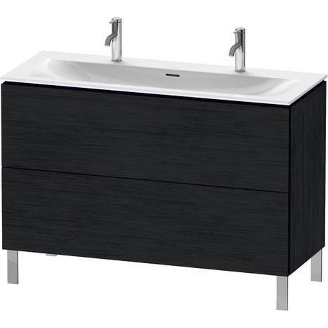 Meuble-lavabo L-CUBE 704x1220x481mm taupe supermat