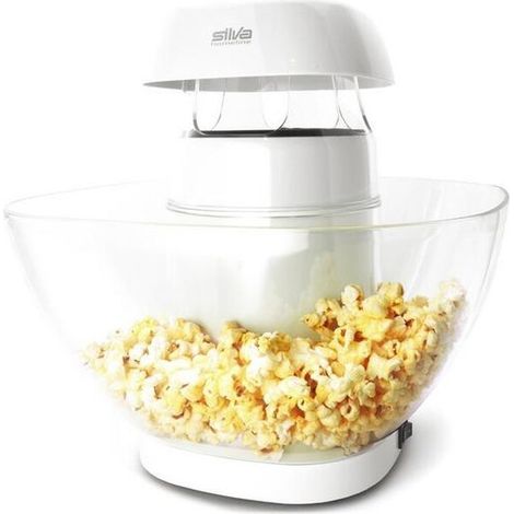 Silva-Homeline PM 440 Popcornmaschine Weiß Kompakt